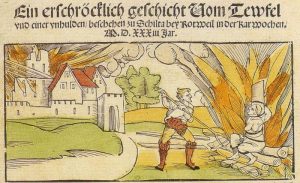 Schiltacher Flugblatt zur Hexenverbrennung Schiltacher Flugblatt zur Hexenverbrennung