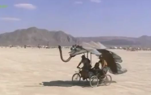 Steampunks huldigen dem Burning Man