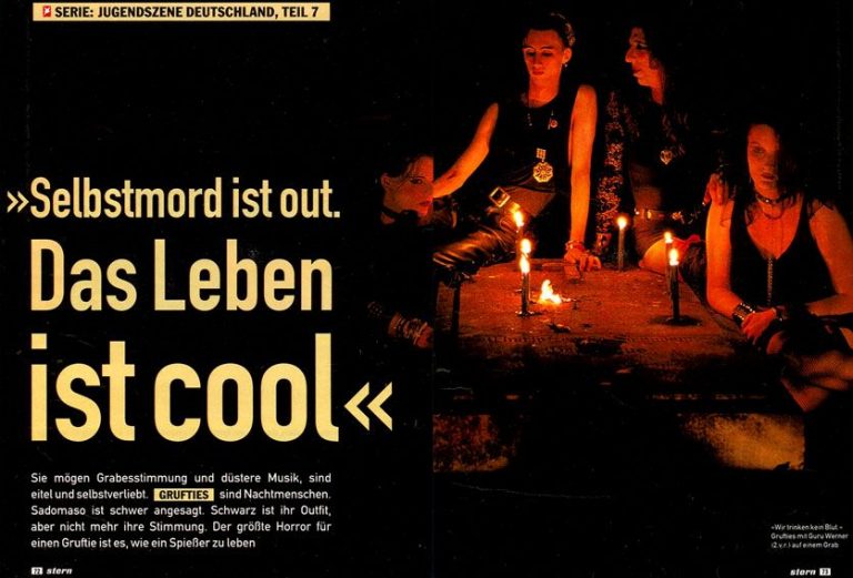 Gothic-Artikel im Stern 1996: Selbstmord ist out – Das Leben ist cool
