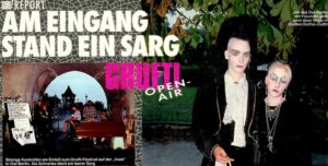 Am Eingang stand ein Sarg