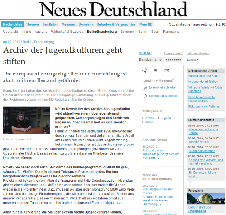 Zeitungstitel