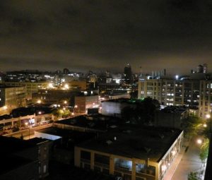 Boston bei Nacht