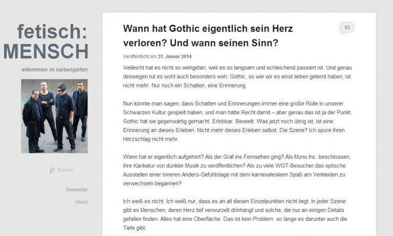 Kommentar: Wann hat Gothic eigentlich sein Herz verloren?