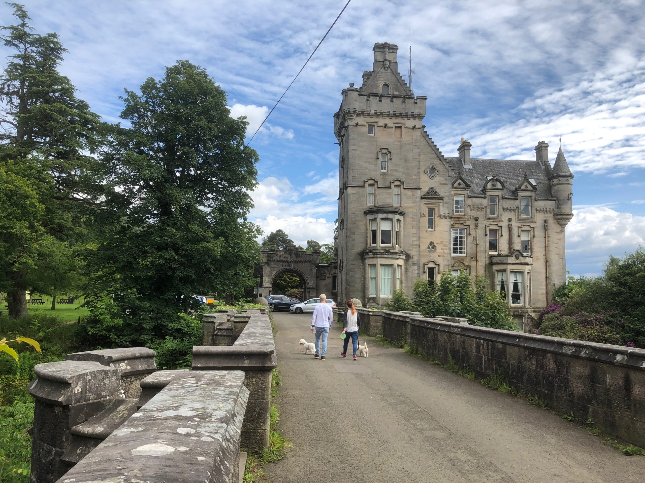 Die Overtoun Die Selbstmordbrücke Hunde in Schottland