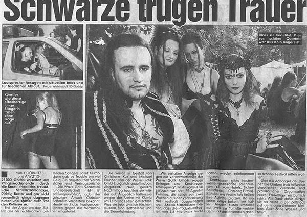 2000: Schwarze trugen Trauer – WGT-Rückblick #3