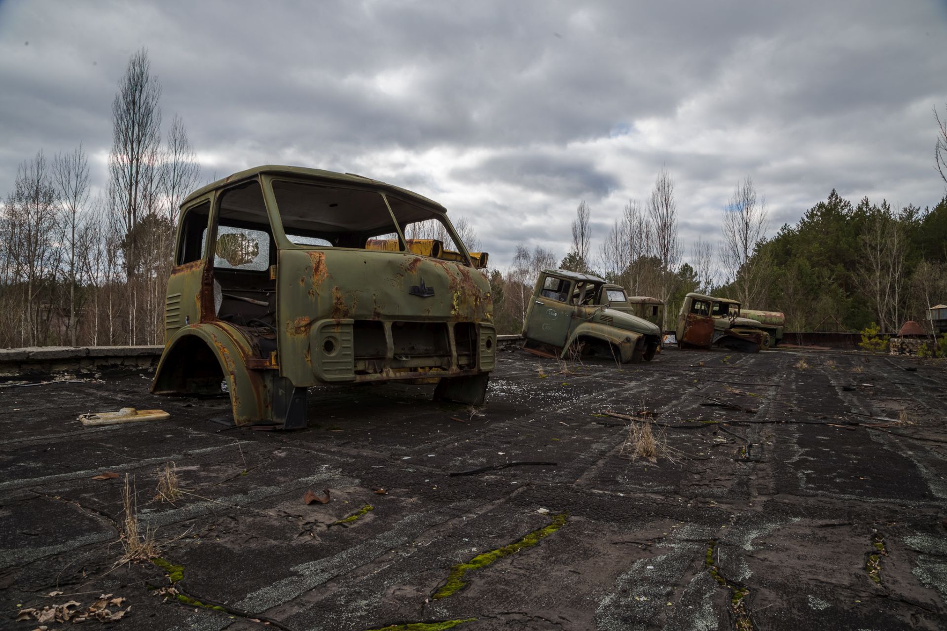 Tschernobyl 2016 - Autofriedhof