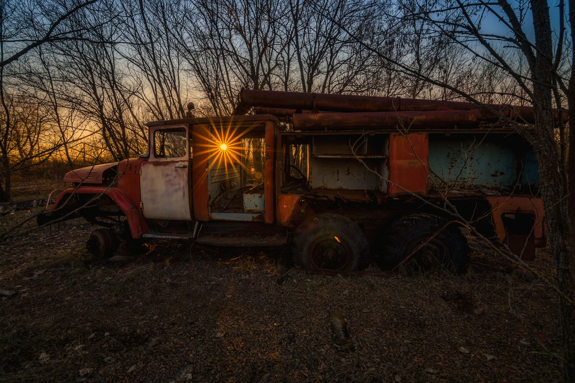 Tschernobyl 2016 - Feuerwehrauto