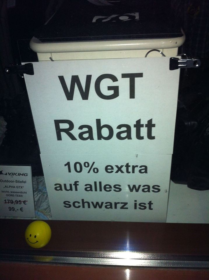 10 Prozent Rabatt auf alles