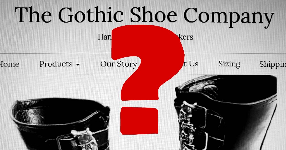 gothic shoe company