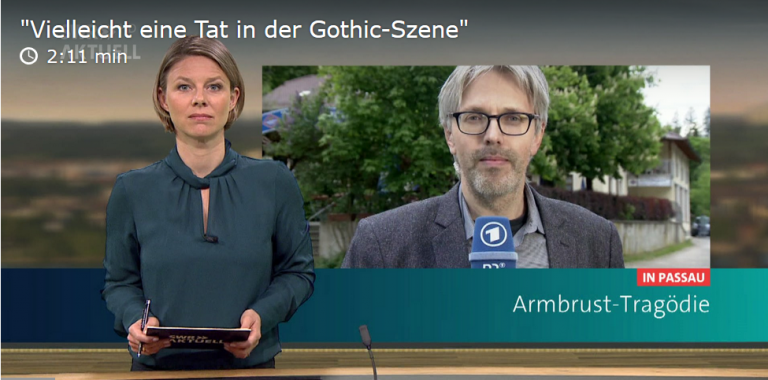 Armbrustfall: Gothic-Szene und Mittelalter-Sex-Zirkels? Zum Umgang mit Informationen in der offiziellen Berichterstattung