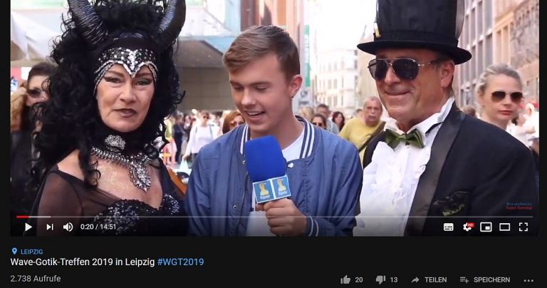 Video: Interviews in der Leipziger Innenstadt zum Wave-Gotik-Treffen 2019