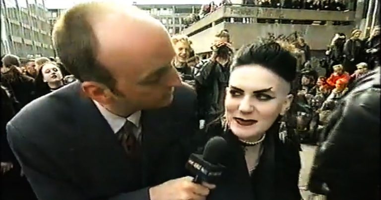 Reporter mit Grufti