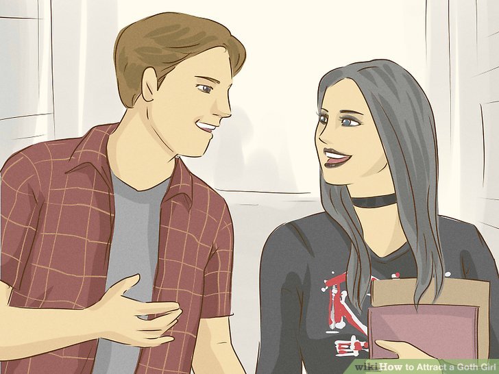 Wie man mit einem Gothic flirtet | (c) wikihow.com