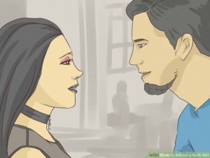 (c) wikiHow - Wie man mit einem Gothic flirtet