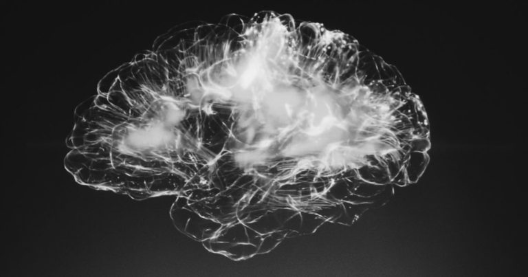 Bild von einem Neuronen-Netzwerk im Gehirn