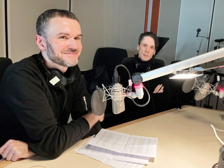 Thomas Thyssen und Henryk Gericke im Studio