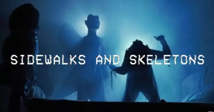 Screenshot aus dem Video Exorcism von Sidewalk and Skeletons