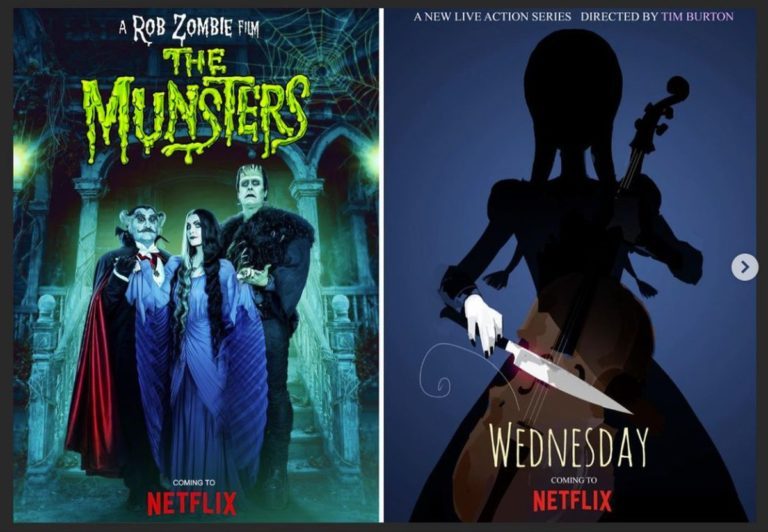 Ab September 2022 bei Netflix? The Munsters VS Wednesday Addams