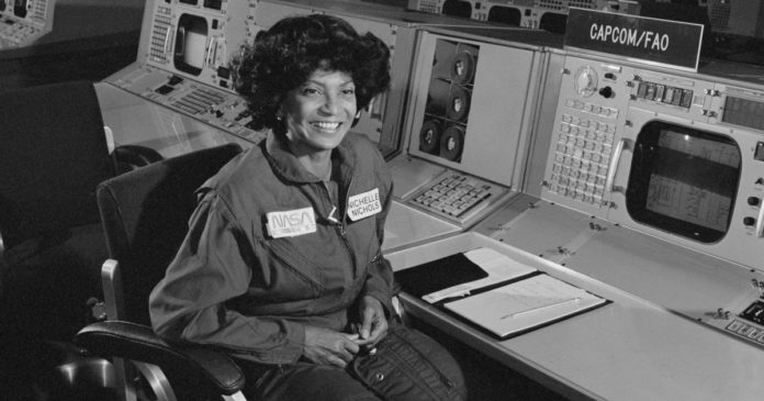 Nichelle Nichols - NASA - 1977