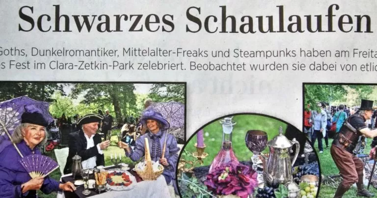 Pressespiegel Wave-Gotik-Treffen 2023: Schwarzes Schaulaufen