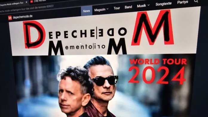Screenshot - Dynamic Pricing bei der Depeche Mode Tour 2024
