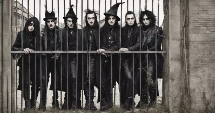 Goths behind a Fence