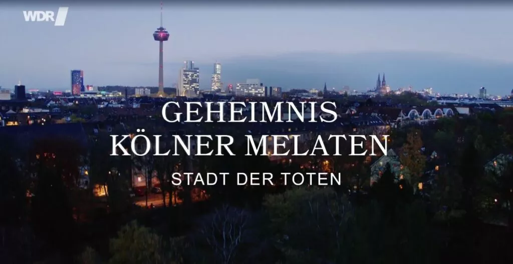 Mit einem Klick landet ihr direkt in der WDR-Mediathek und zum entsprechenden Video Screenshot aus der WDR-Dokumentation über den Kölner Melatenfriedhof