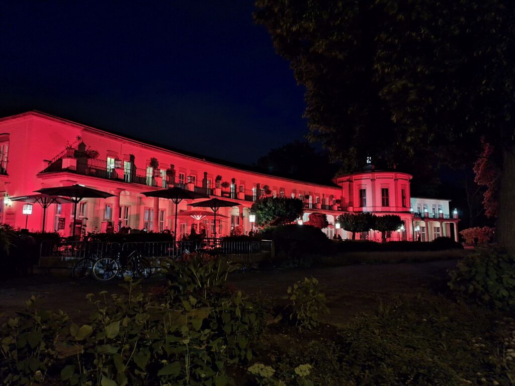 Parkschloesschen in der Aussenansicht