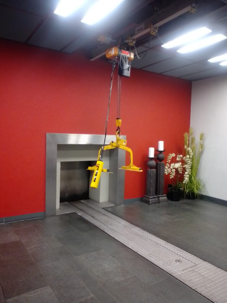 Tag des Friedhofs Dresden 2025 - Einer der Etagenöfen im Krematorium